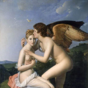 Psyche Receiving the First Kiss of Cupid, 1798. Artist: Francois Pascal Simon Gerard