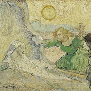 The Raising of Lazarus (after Rembrandt), 1890. Artist: Gogh, Vincent, van (1853-1890)