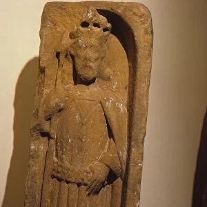 Relief figure of King Olaf, from St. Magnus Cathedral, Kirkwall, Orkney, 20th century