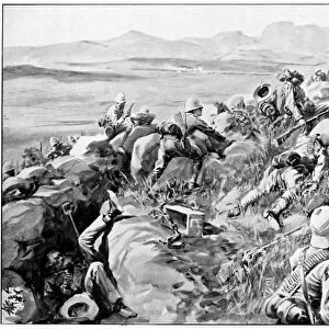 Relief of Ladysmith - the last rush at Hlangwane Hill, 19 February 1900