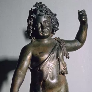 Roman bronze of the infant Bacchus