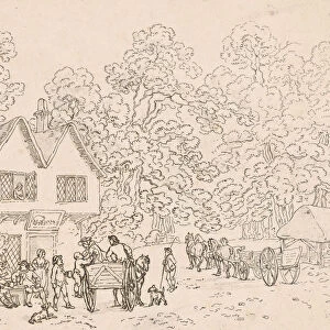 A Rural Halt, 1787. 1787. Creator: Thomas Rowlandson