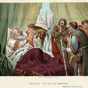 Scene from Shakespeares King Lear, c1858. Artist: Robert Dudley