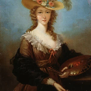 Self-portrait, 1782. Artist: Elisabeth Louise Vigee-LeBrun