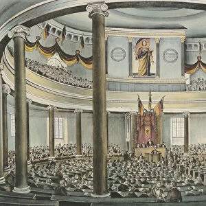 Session of the Frankfurt National Assembly in the Paulskirche at Frankfurt am Main, 1848