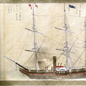 Ships of Commodore Perrys American expedition to Japan of 1852-1854