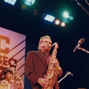 Stan Getz, North Sea Jazz Festival, The Hague, Holland, 1988. Creator: Brian Foskett
