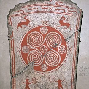 Swedish Iron Age stela