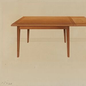 Table, c. 1937. Creator: Anne Ger