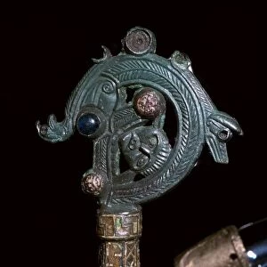 Terminal, possibly from a Crozier, found in a Viking settlement, 8th century
