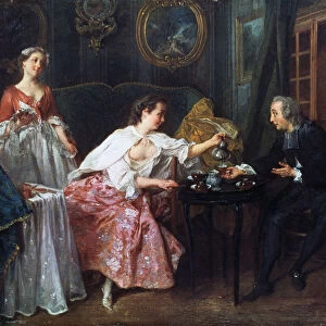The Four Times of the Day: Morning, 1739. Artist: Nicolas Lancret