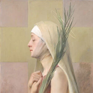 Une Martyre (Saint Thechla), 1891. Creator: Sarah Paxton Ball Dodson