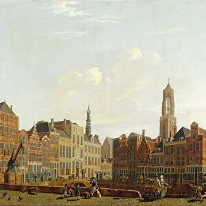 Utrecht Town Hall Bridge with Surroundings, 1779. Artist: Ouwater, Isaac (1748-1793)