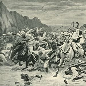 The Victory of Kandahar (Cavalry Pursuit to the Arghandab River), (1901). Creator: Unknown