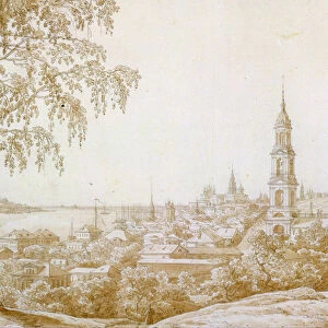 View of Kostroma, Russia, 1838. Artist: Nikandor Grigorievich Chernetsov