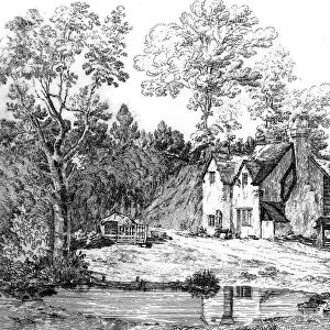 View of the residence of Elwood, friend of John Milton, at Chalfont St Giles, Buckinghamshire, 1840. Artist: Robert Blemmell Schnebbelie