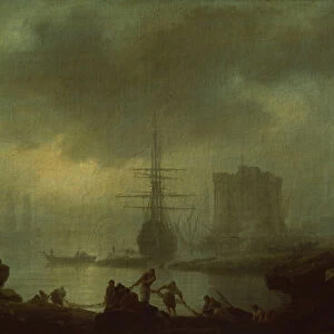 View of the Sea. Mist. Artist: Vernet, Claude Joseph (1714-1789)