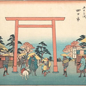Yokkaichi, ca. 1840. ca. 1840. Creator: Ando Hiroshige