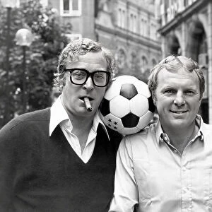 Michael Caine with Bobby Moore