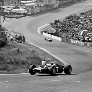 1967 Belgian Grand Prix - Jackie Stewart: Jackie Stewart, BRM P83, 2nd position, action