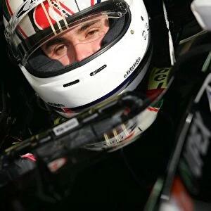 Minardi Testing: Davide Rigon before his test for Minardi