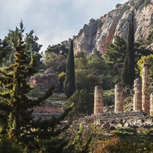 Temple Of Apollo; Delphi, Greece