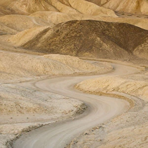 Dirt road, Twenty Mule Team Canyon, Death Valley National Park, California