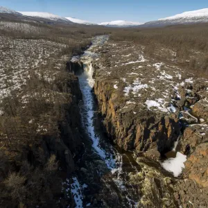 River in canyon, Putorana Plateau, Siberia, Russia River in canyon, Putorana Plateau, Siberia, Russia