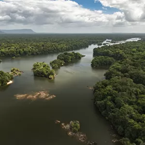 River in rainforest, Essequibo River, Rupununi, Guyana