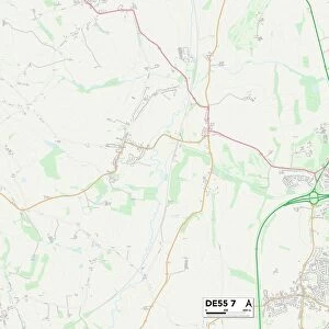 Amber Valley DE55 7 Map