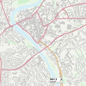 Dumfriesshire DG1 2 Map