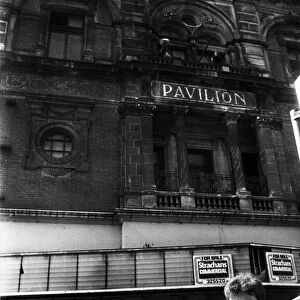 Former bassist of The Animals pop group Chas Chandler outside the former Pavilion Theatre