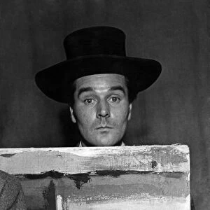 Clothing: Fashion Men Wear Hats: A Quaker hat worn by John French. November 1949 P021630