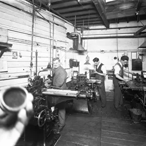 King and Hutchings printers, Uxbridge circa 1932