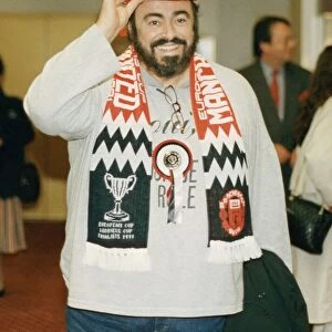Luciano Pavarotti Opera singer in Manchester July 1991