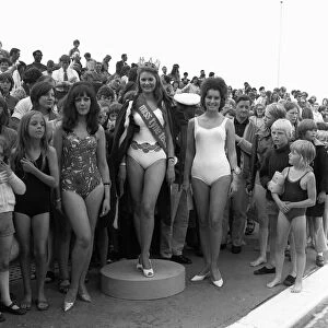 The Miss Tyne Tees Television beauty contest at Tynemouth Open Air Swimming Pool 24 July