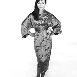 Pretty Tsai Chin, star of the London and New York musical play "