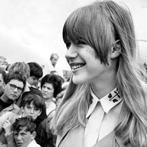 Singer Marianne Faithfull 9 July 1966