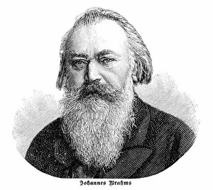 Johannes Brahms german composer and pianist 1897