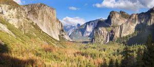 Bridalveil Fall during autumn in Yosemite National Park, Yosemite National Park, California Bridalveil Fall during autumn in Yosemite National Park, Yosemite National Park, California
