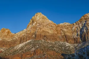 Blue Sky Prints: Bridge Mountain, Zion National Park, Utah