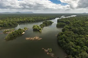 River in rainforest, Essequibo River, Rupununi, Guyana