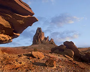 Blue Sky Prints: Rock formation, Monument Valley, Arizona