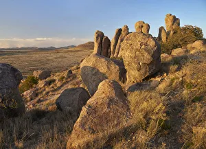 Blue Sky Prints: Rock formations, City of Rocks State Park, New Mexico