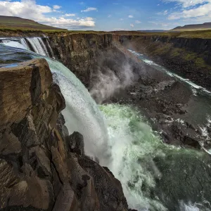 Waterfall, Putorana Plateau, Siberia, Russia